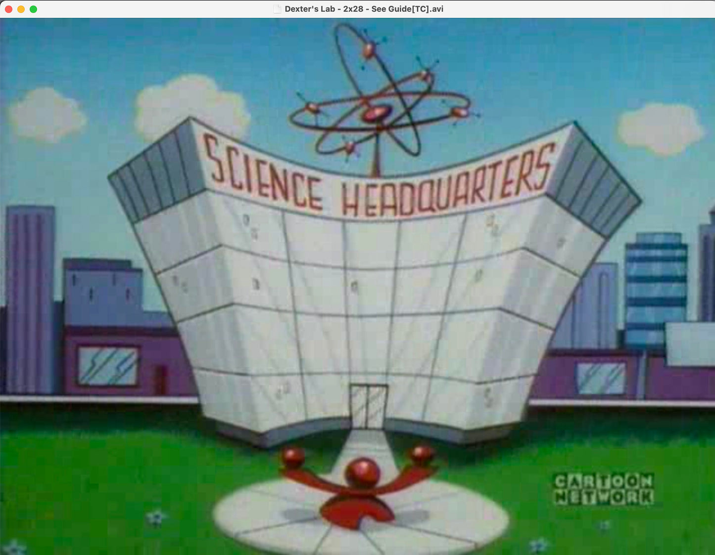 Dexters LAB Cartoon Production Animation Background of Science Headquarters from Cartoon Network with COA and Seal 8