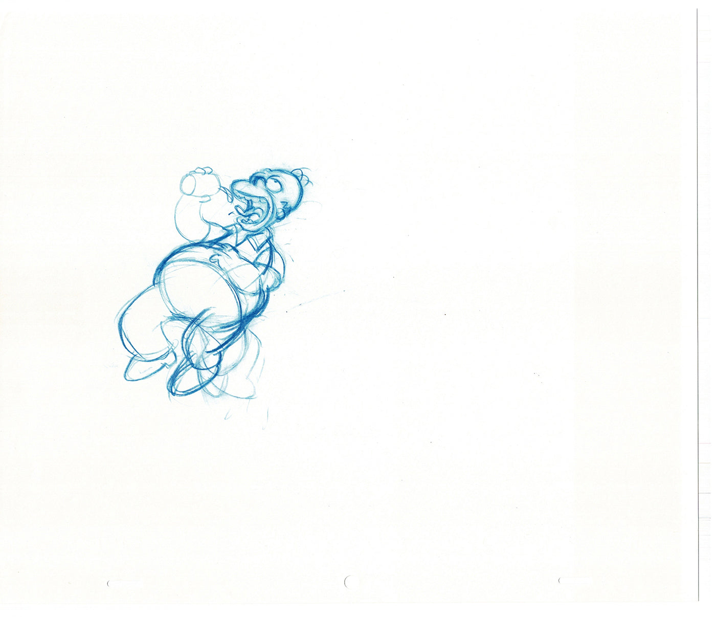 The Simpsons Homer Original Production Animation Cel Drawing likely from the 1990s-2000s Fox CD-027