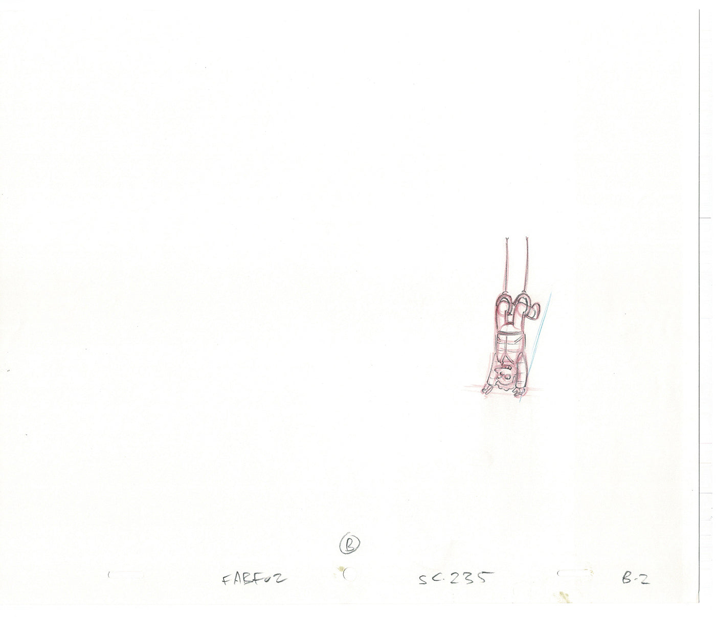 The Simpsons Original Production Animation Cel Drawing 2003 Fox CD-034