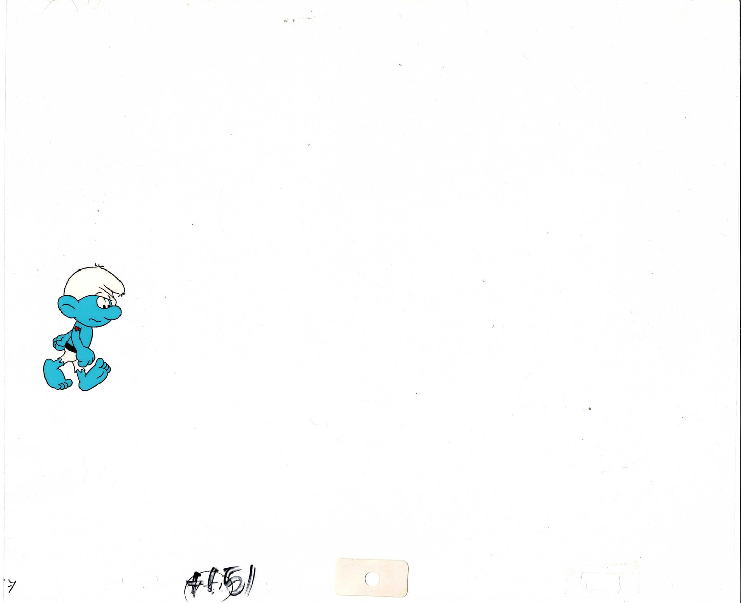 Smurfs Smurf Original Production Animation Cel Hanna Barbera 1980s rp