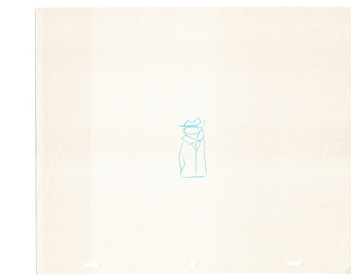 Sesame Street Cel Drawing Detective Snake Production Cartoon The Coil Case Ivanick 1989 AD-04