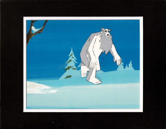 Scooby Doo and Shaggy New Movies 1972 Rare Production Animation Cel of Monster from Hanna Barbera Bigfoot 5x