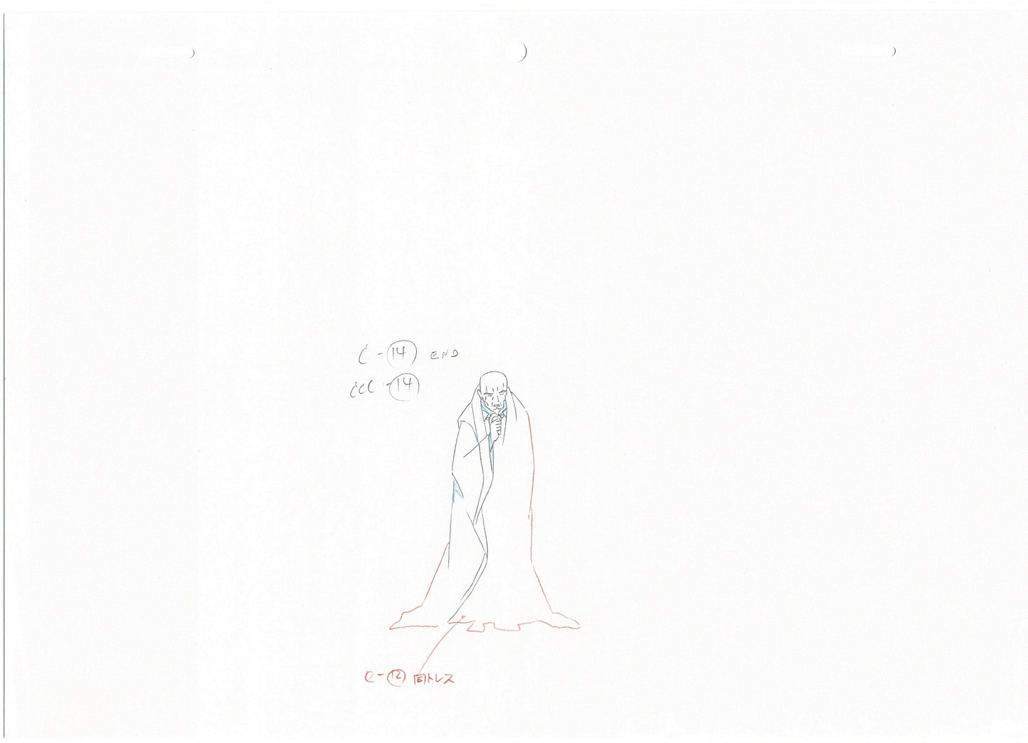 Lot of 3 Doctor Strange Sorcerer Supreme 2007 Marvel Animation Cel Drawings A1-6