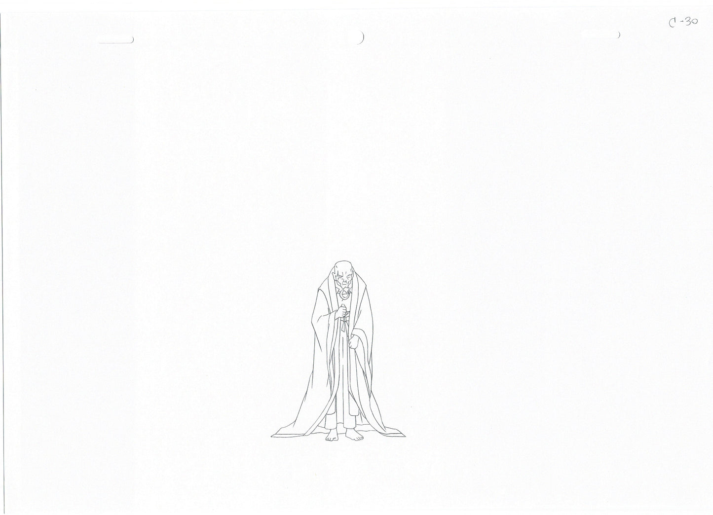 Lot of 3 Doctor Strange Sorcerer Supreme 2007 Marvel Animation Cel Drawings A1-27