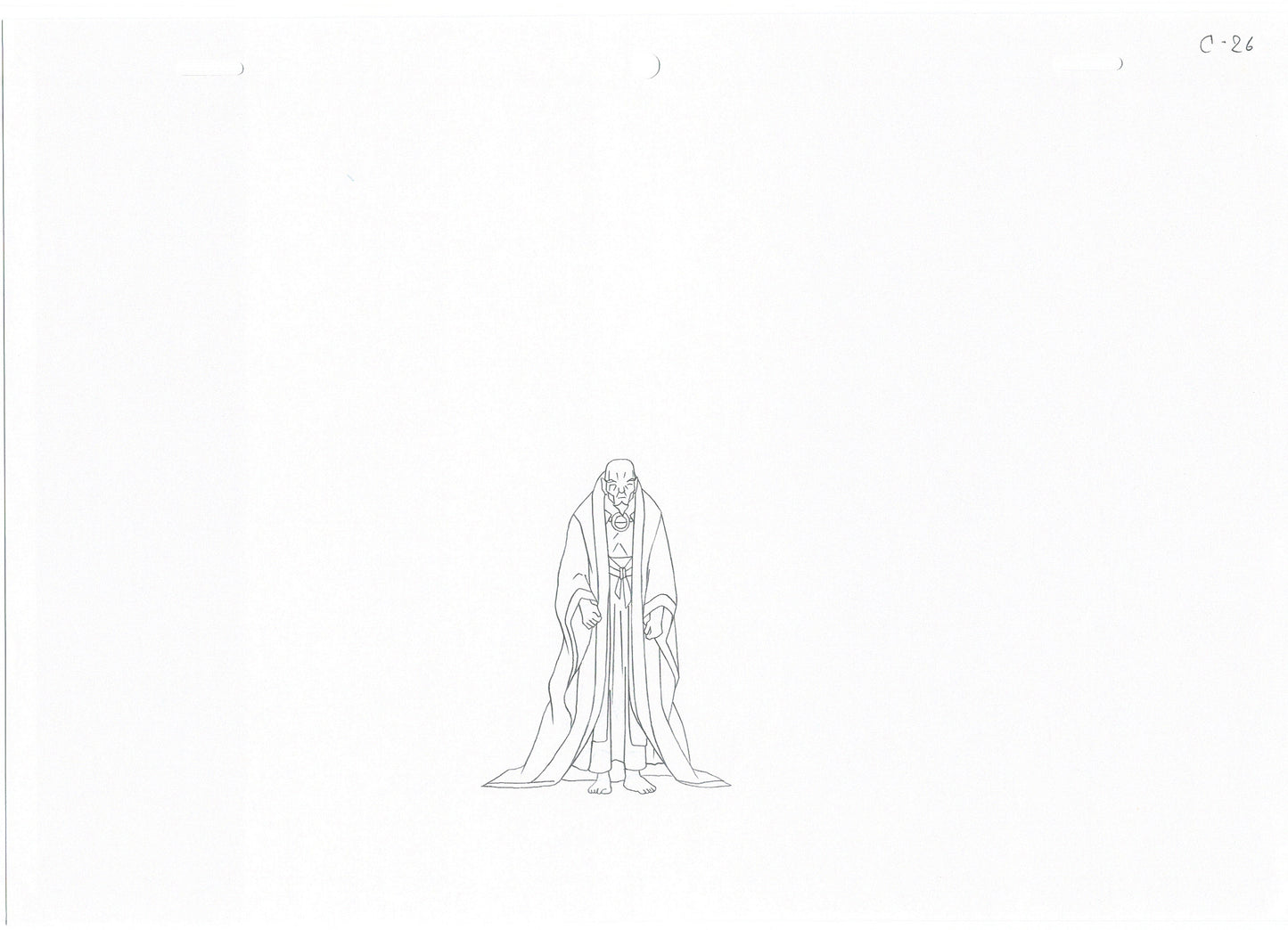 Lot of 3 Doctor Strange Sorcerer Supreme 2007 Marvel Animation Cel Drawings A1-36