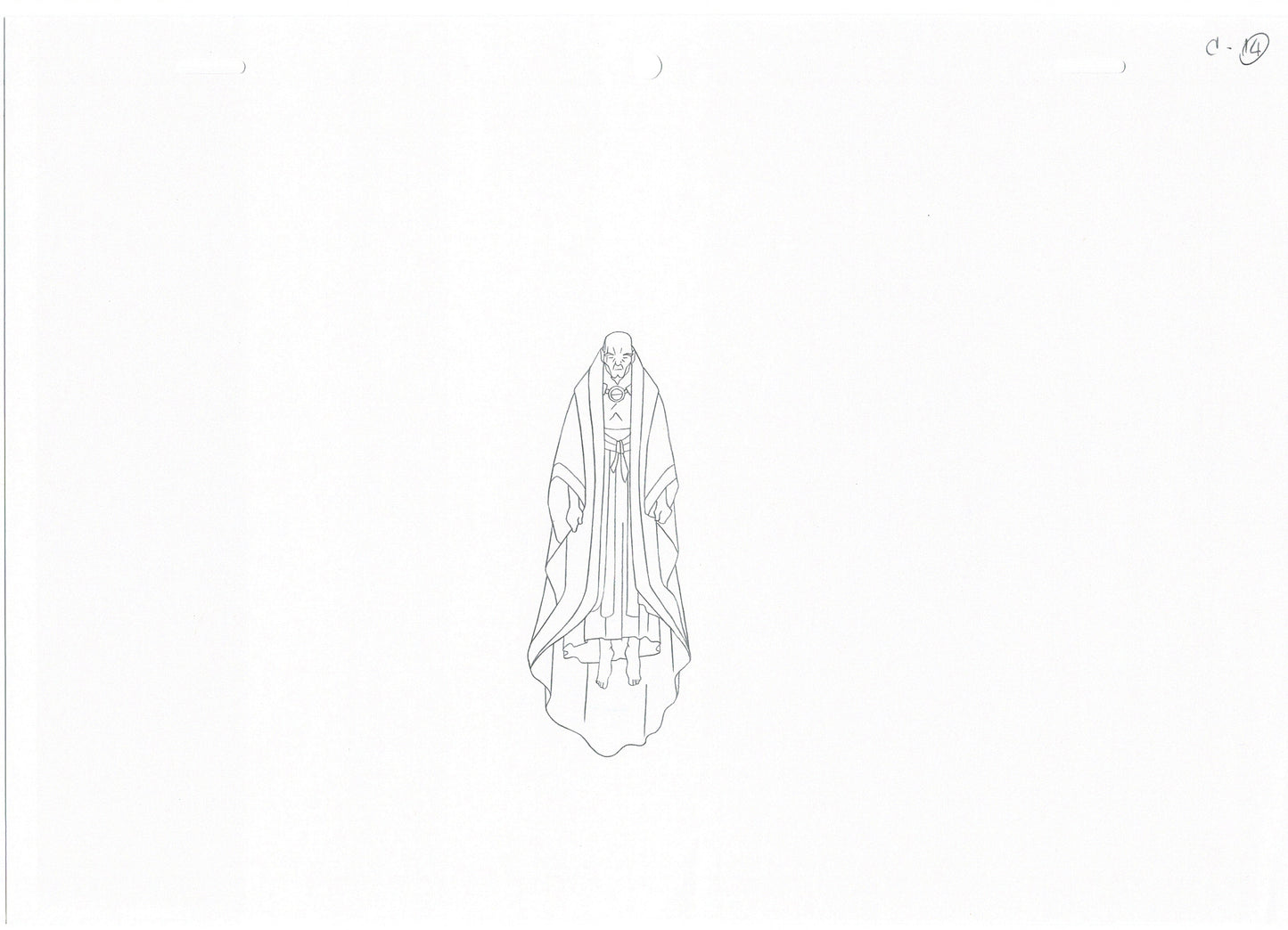 Lot of 3 Doctor Strange Sorcerer Supreme 2007 Marvel Animation Cel Drawings A1-60