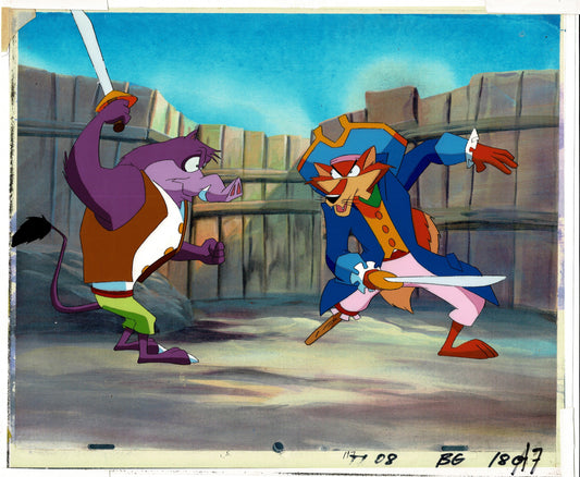 Legends of Treasure Island Cel and Drawing Production Animation Filmfair 1993-1995 C-JC