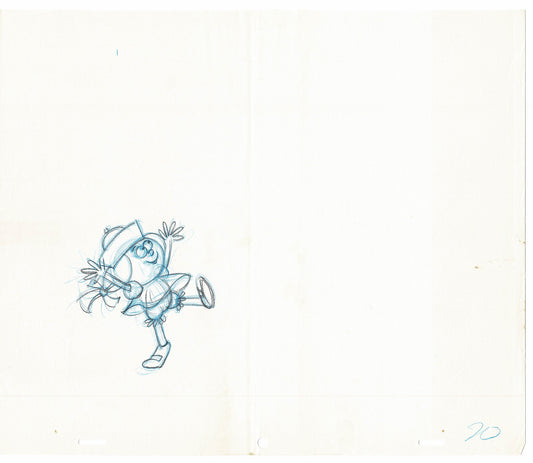 Captain Crunch JAY WARD Commercial Animation Cel Drawing of Brunhilde from the Rocky Bullwinkle Studio 016
