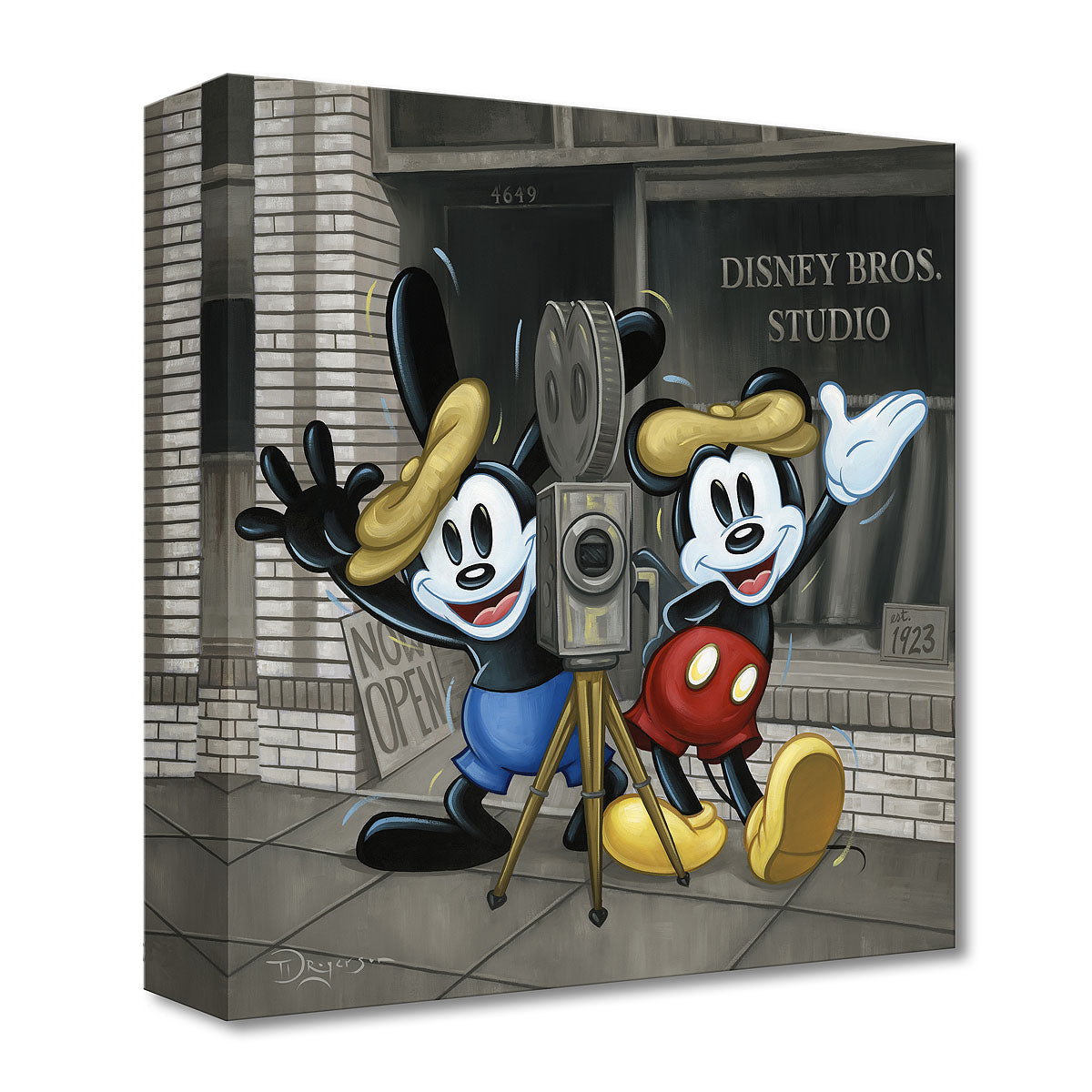 Mickey Mouse Oswald the Lucky Rabbit in Film Walt Disney Fine Art Tim –  Charles Scott Gallery