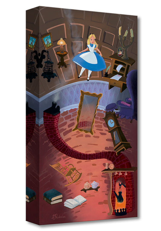 Alice in Wonderland Walt Disney Fine Art Michael Provenza Limited Edition 1500 Treasures on Canvas Print TOC "Rabbit Hole"
