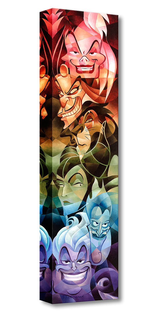 Disney Villains Walt Disney Fine Art Tom Matousek Limited Edition Treasures on Canvas Print TOC "Colors of Evil"