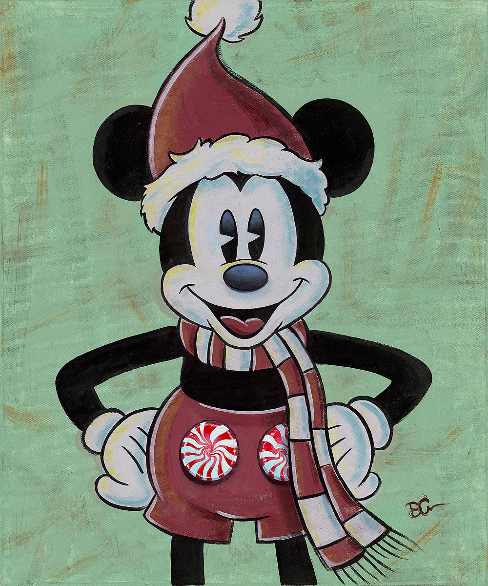 Mickey Mouse Louis Vuitton, Hermes, Cartier and Rolex presents by CHOSEN  (2019) : Painting Acrylic, Spray Paint on Canvas - SINGULART