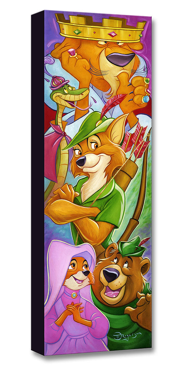 ROBIN HOOD Walt Disney Fine Art Tim Rogerson Limited Edition Treasures on Canvas Print TOC "Denizens of Nottingham"