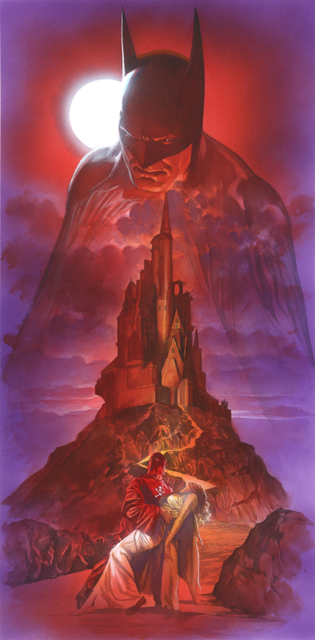 Alex Ross SIGNED Batman Detective #31 DC Comic Giclee Print on Canvas Limited Edition