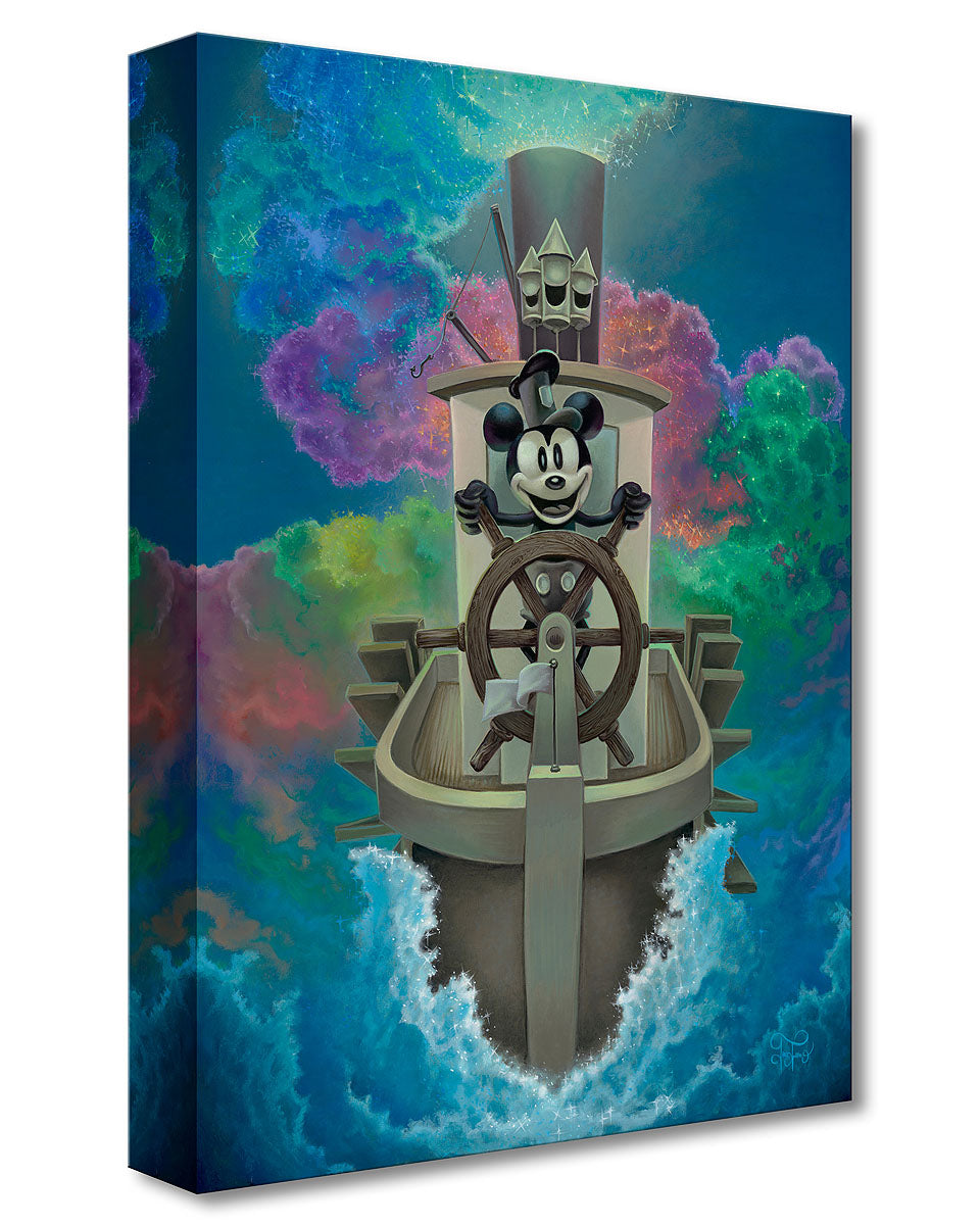 Steamboat Willie Walt Disney Fine Art Jared Franco Limited Edition of 1500 Treasures on Canvas Print TOC "Willies Exploration of Color"