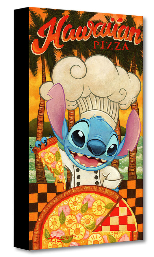 Lilo and Stitch Walt Disney Fine Art Tim Rogerson Limited Edition Treasures on Canvas Print TOC "Hawaiian Pizza"
