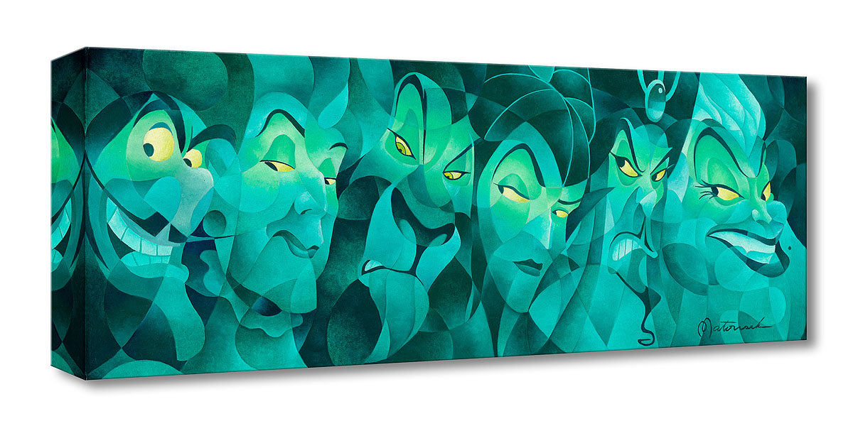 Disney Villains Walt Disney Fine Art Tom Matousek Limited Edition of 1500 Treasures on Canvas Print TOC "Trust No One"