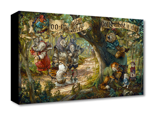 Robin Hood Walt Disney Fine Art Heather Edwards Limited Edition Treasures on Canvas Print TOC "Oo-De-Lally"