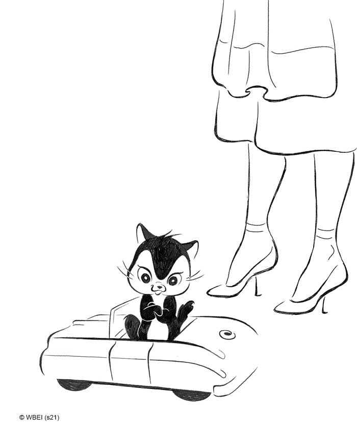 Beguiling - Pussyfoot Serigraph Signed by Eric Goldberg Edition of 150 from Chuck Jones Gallery