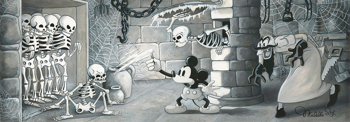 Mickey Mouse Walt Disney Fine Art Michelle St. Laurent Signed Limited