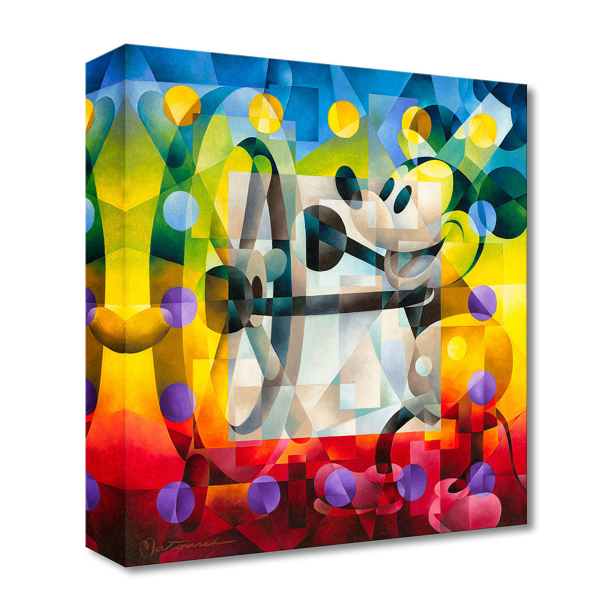 Mickey Mouse Walt Disney Fine Art Tom Matousek Limited Edition Treasures on  Canvas Print TOC 