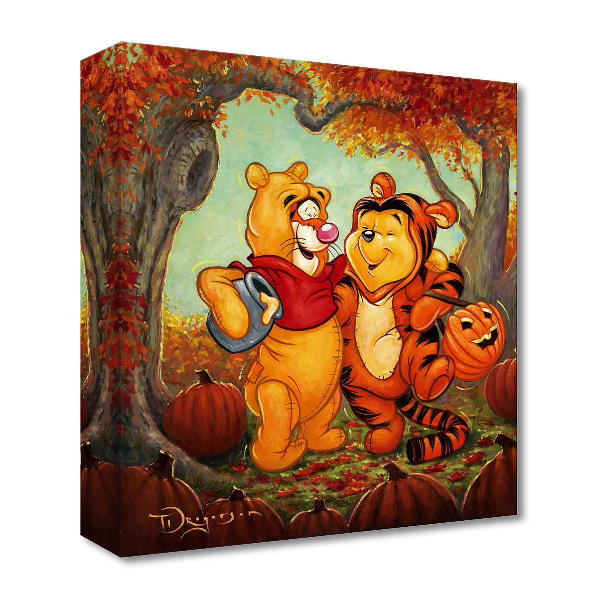 Winnie the Pooh Tigger Walt Disney Fine Art Tim Rogerson Limited Edition  Treasures on Canvas Print TOC 