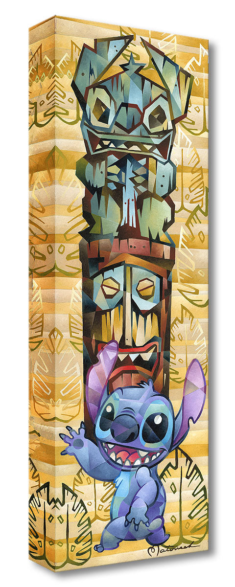 Lilo and Stitch Walt Disney Fine Art Tom Matousek Limited Edition of 1500 Treasures on Canvas Print TOC "Tiki Stitch"