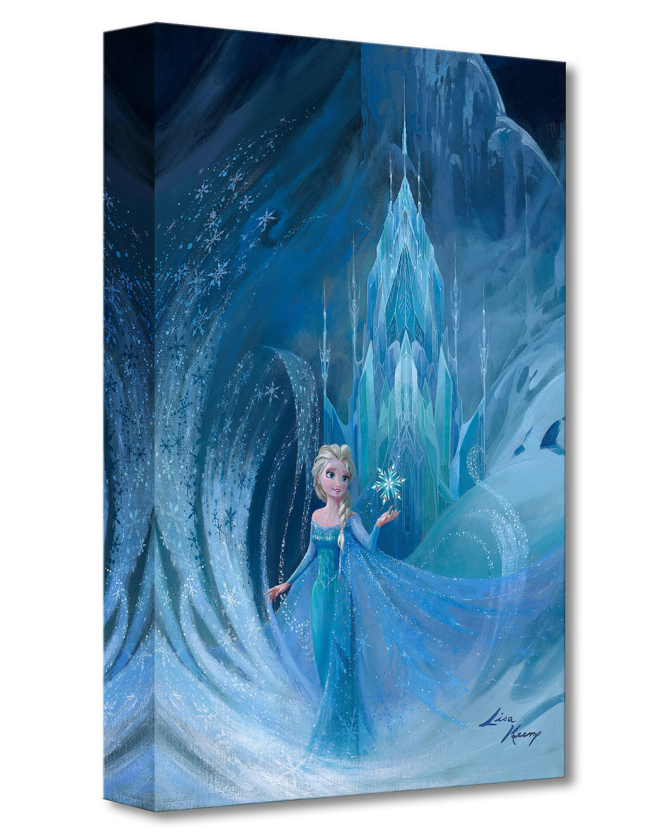 Frozen Elsa Walt Disney Fine Art Lisa Keene Limited Ed of 1500 TOC Treasures on Canvas Print "Well Now They Know"
