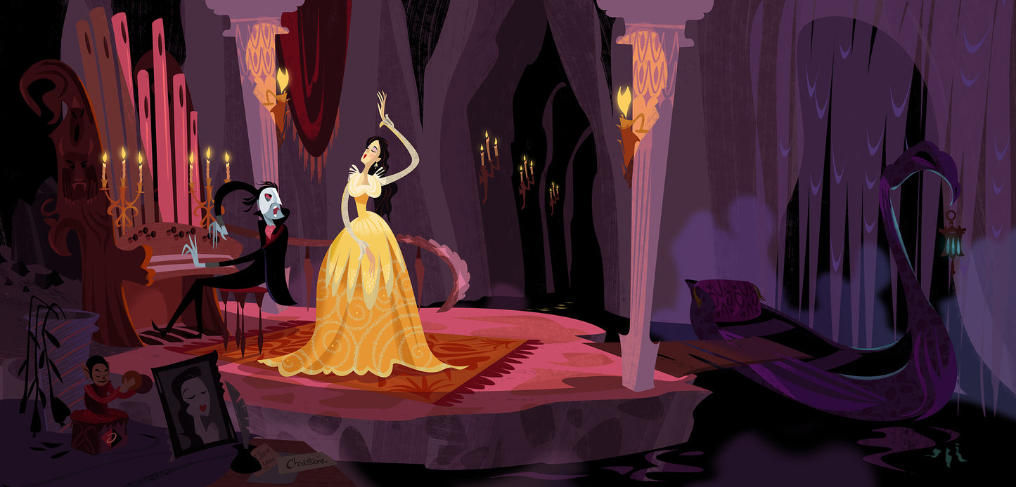 Phantom of the Opera Alan Bodner SIGNED Limited Edition Print - Choose Your Edition STANDARD SIZE