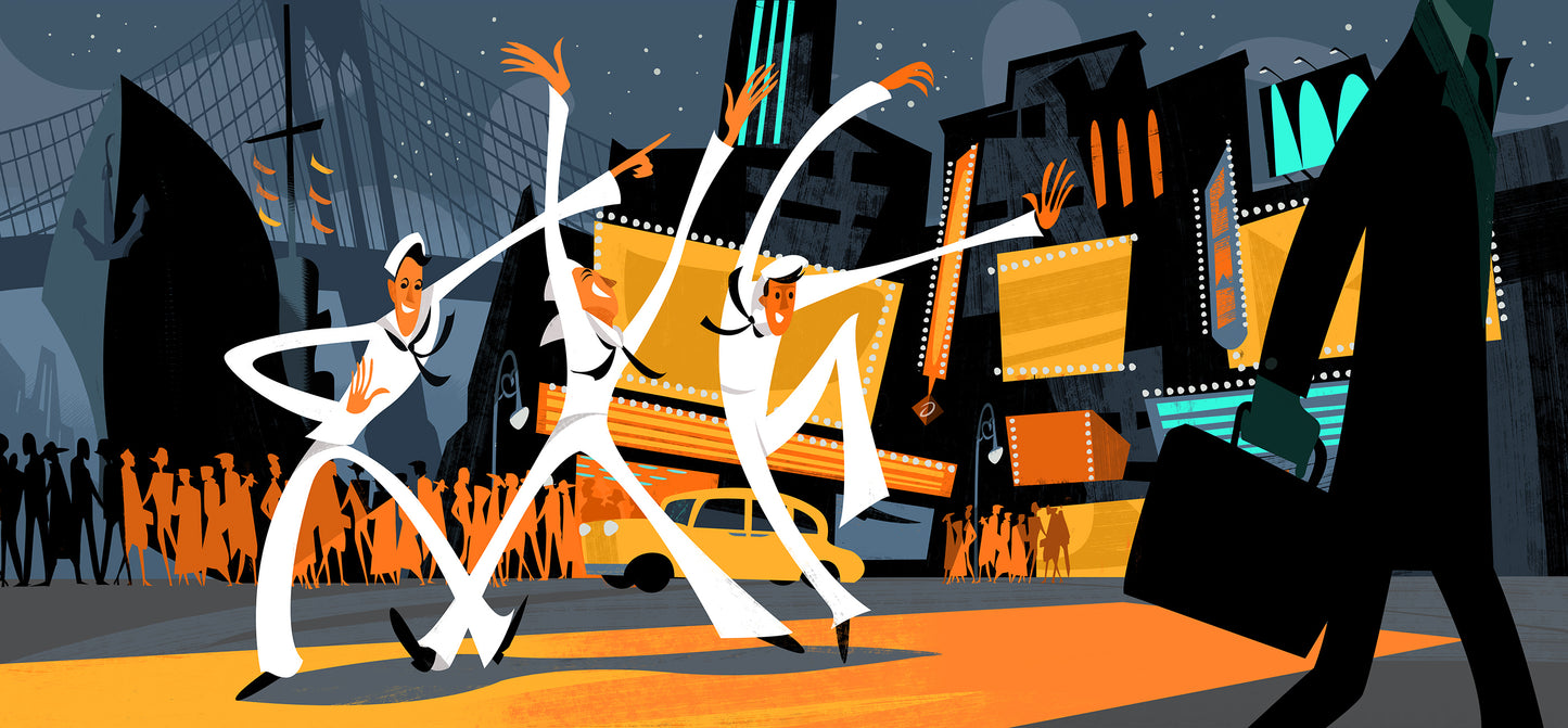 New York New York Alan Bodner SIGNED Limited Edition Print - Choose Your Edition STANDARD SIZE