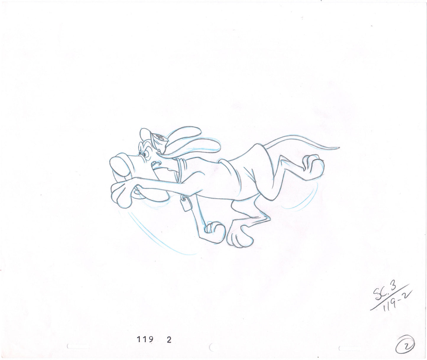 The Buford Files Original Production Layout Drawing 1978 Hanna Barbera 8