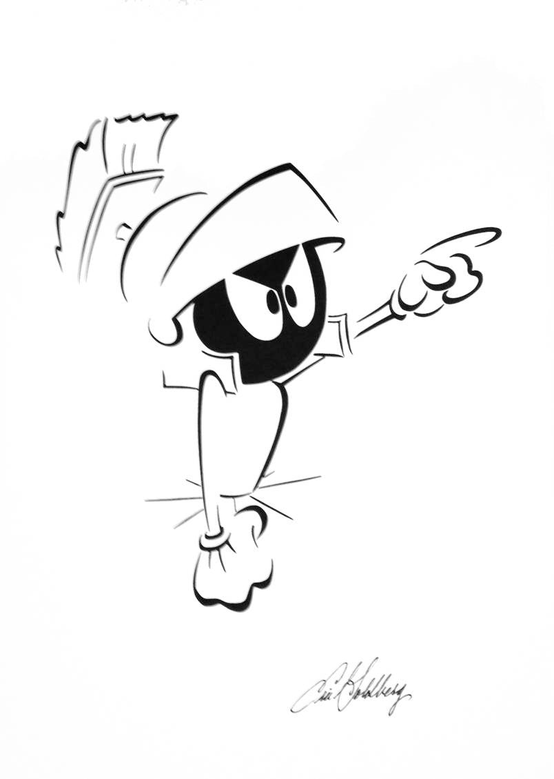 Chuck Jones gallery "X-2 Marvin Martian" Eric Goldberg-signed Serigraph edition of 150