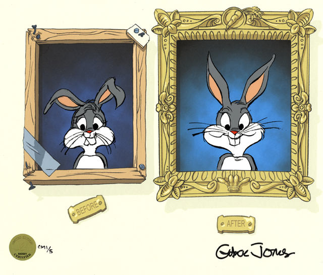 Chuck Jones "Hare-thodontia" 2006 Warner Brothers Limited Edition Cel of 200 Orthodontics