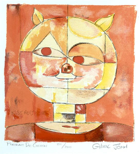 Chuck Jones Signed "Portrait de Cochon" 1991 Warner Bro Limited Ed Litho of 350