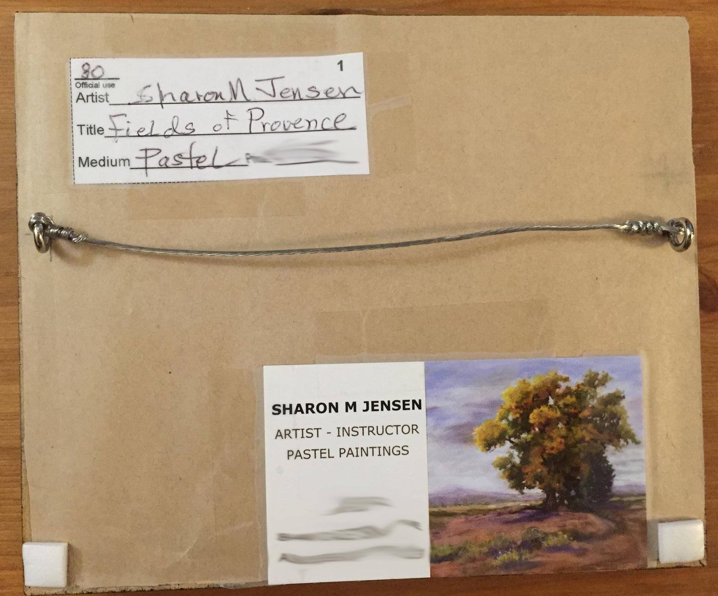 Original Miniature Pastel Painting from New Mexico artist Sharon Jensen Provence g