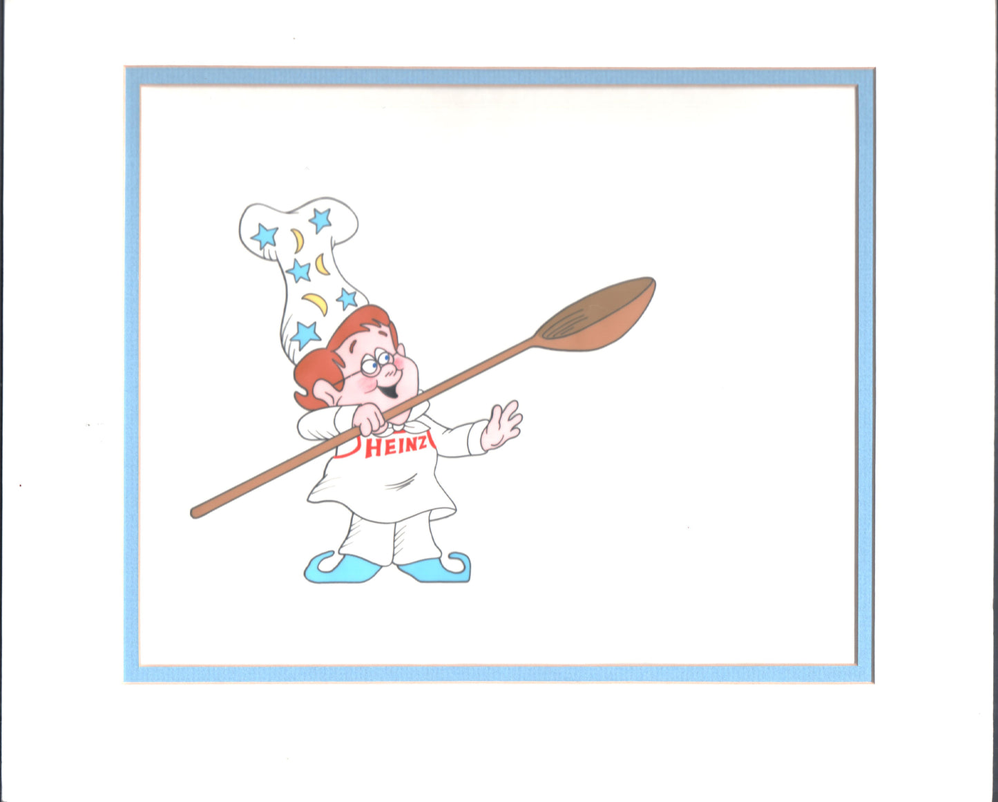 Heinz cartoon production animation cel used to make Commercial
