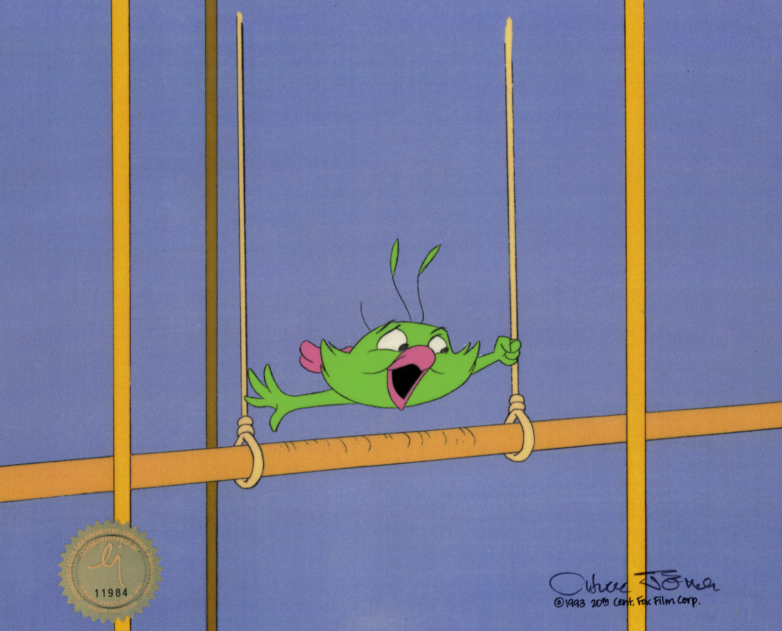 Mrs Doubtfire CHUCK JONES signed 1993 Original Production Cel COA and Seal pc