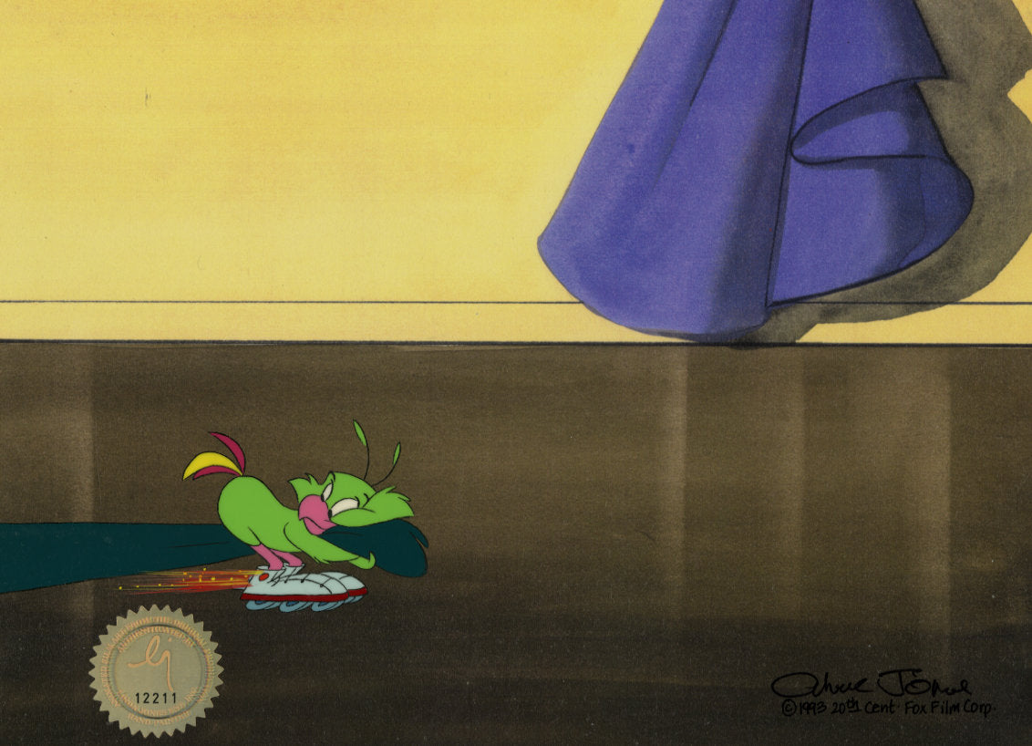 Mrs Doubtfire CHUCK JONES signed 1993 Original Production Cel COA and Seal rn