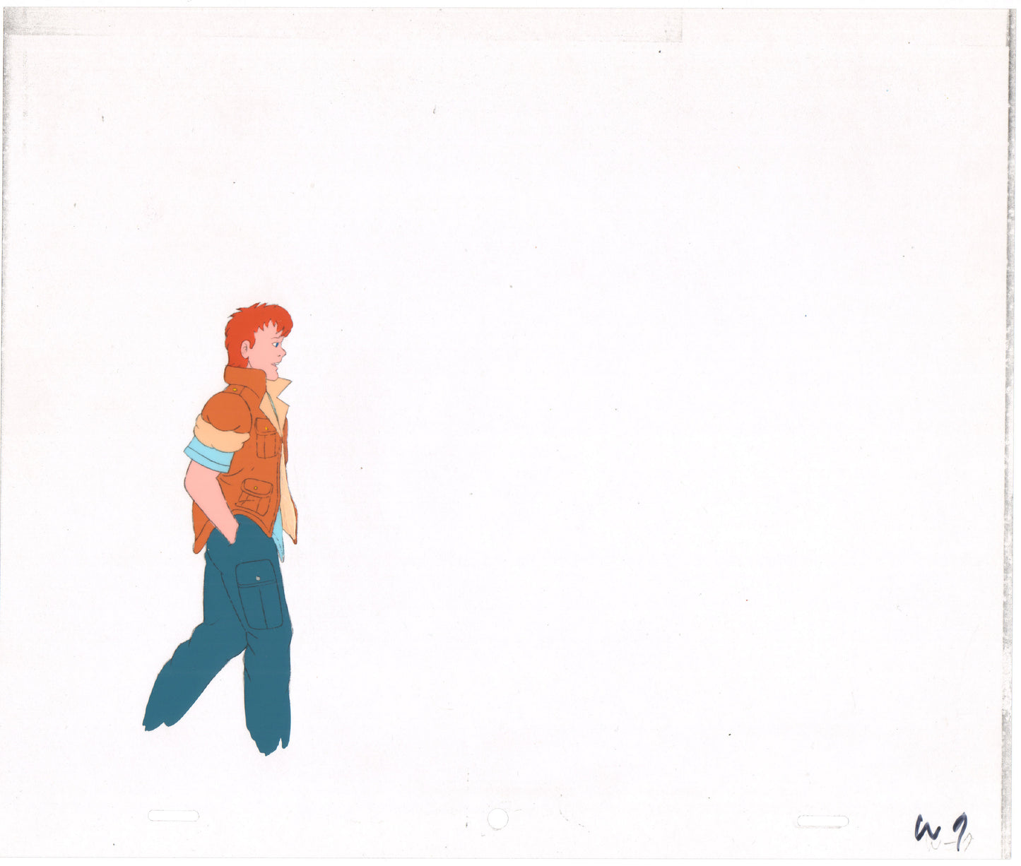 Captain Planet Wheeler Original Production Animation Cell Hanna Barbera w9