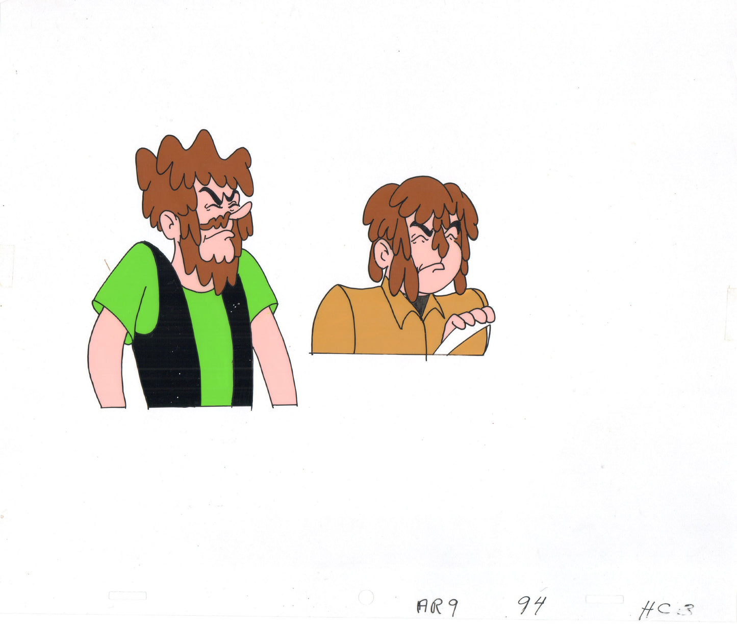 Archie and JUGHEAD Production Animation Art Cell Setup FIlmation 1968-1969 94