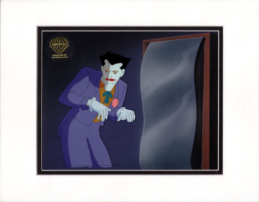 Batman The Animated Series Production Cel AND Original Background Near MASTER SETUP Warner Brothers 1992 9427