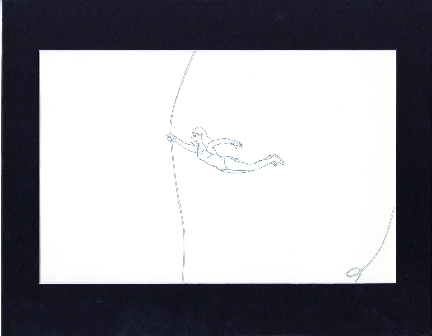 Herculoids Tara animation cel drawing Hanna Barbera COA 14