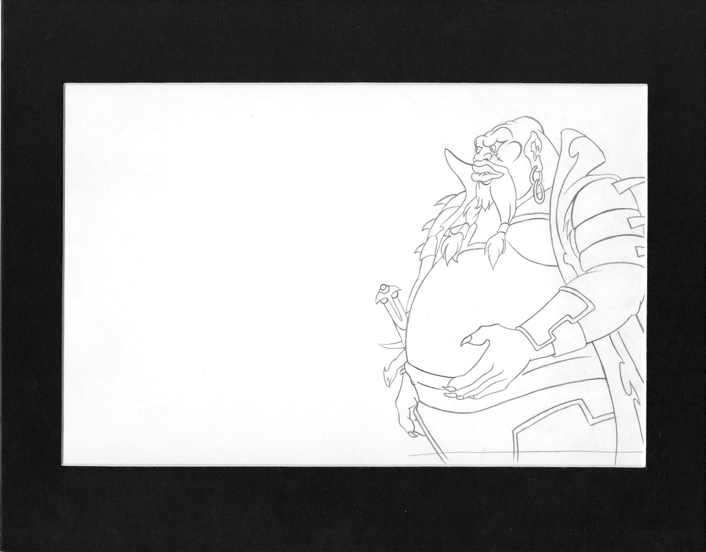 Pirates of Dark Water Bloth production animation cel Drawing Hanna Barbera 91-93