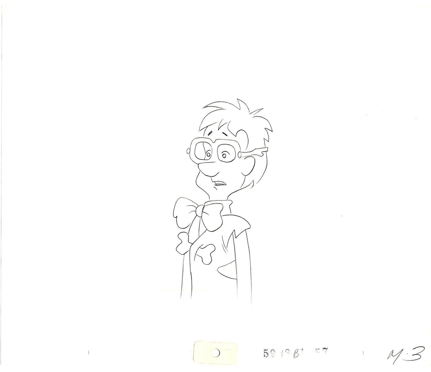 Flintstones Moonrock Original Production cel Drawing Hanna Barbera 1972 ms8