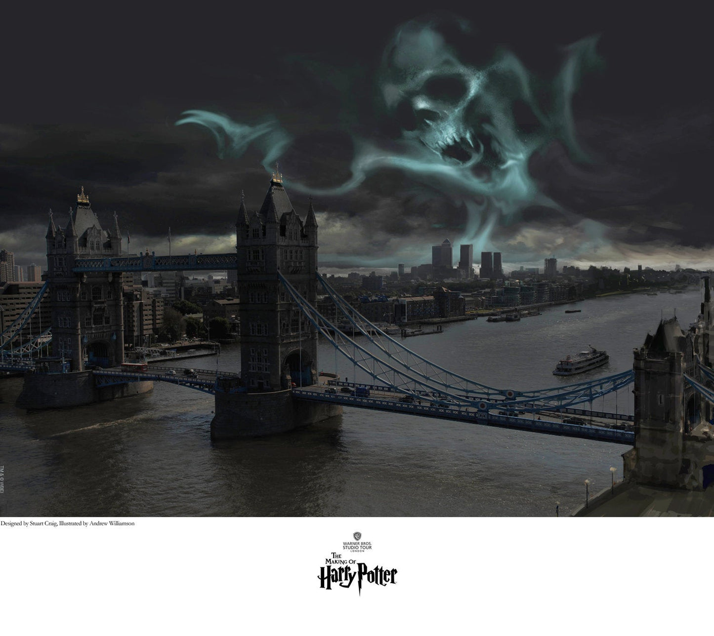 Harry Potter Dark Mark Over London Stuart Craig SIGNED Warners Canvas Limited Ed of 250