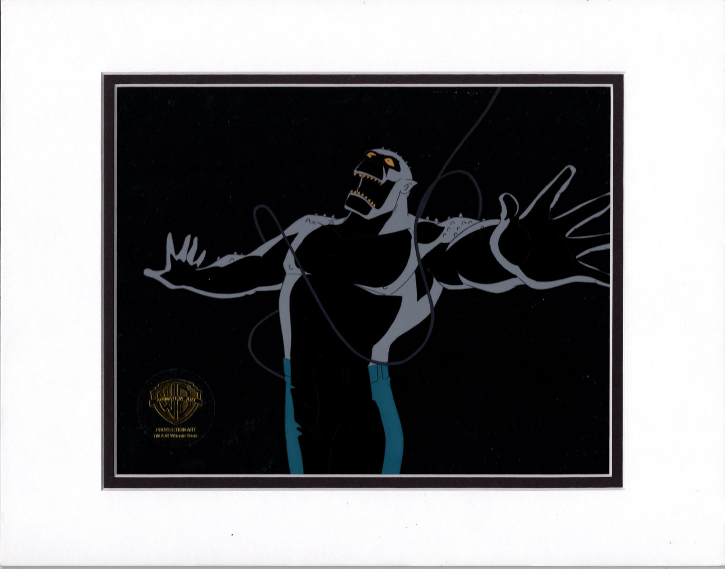 Batman The Animated Series Killer Croc BTAS Production Animation Cel from Warner Brothers 1994 8404