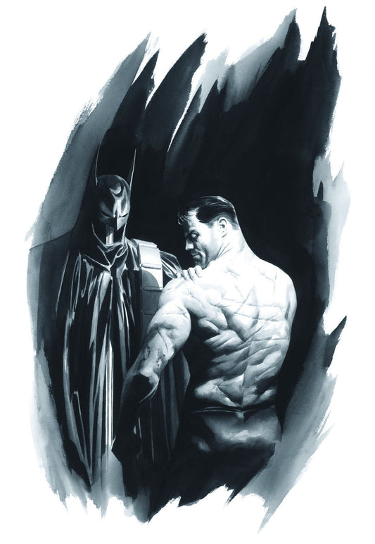 Alex Ross SIGNED Batman Scars Giclee Print on Canvas Limited Edition of 25 - Artist Proof Edition