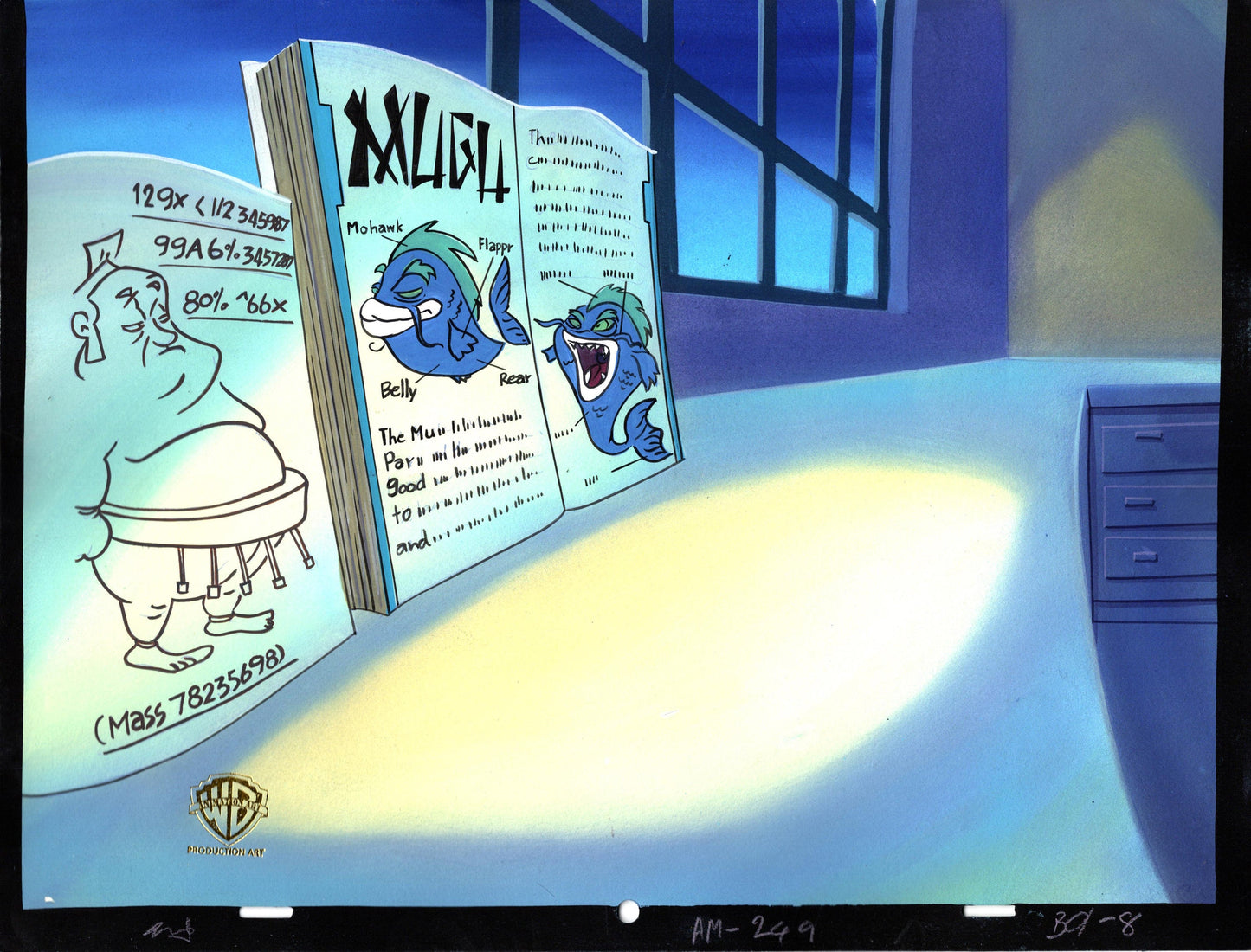 Pinky and the Brain Hand-Painted Production Animation Background Warner Brothers 1995-98 24