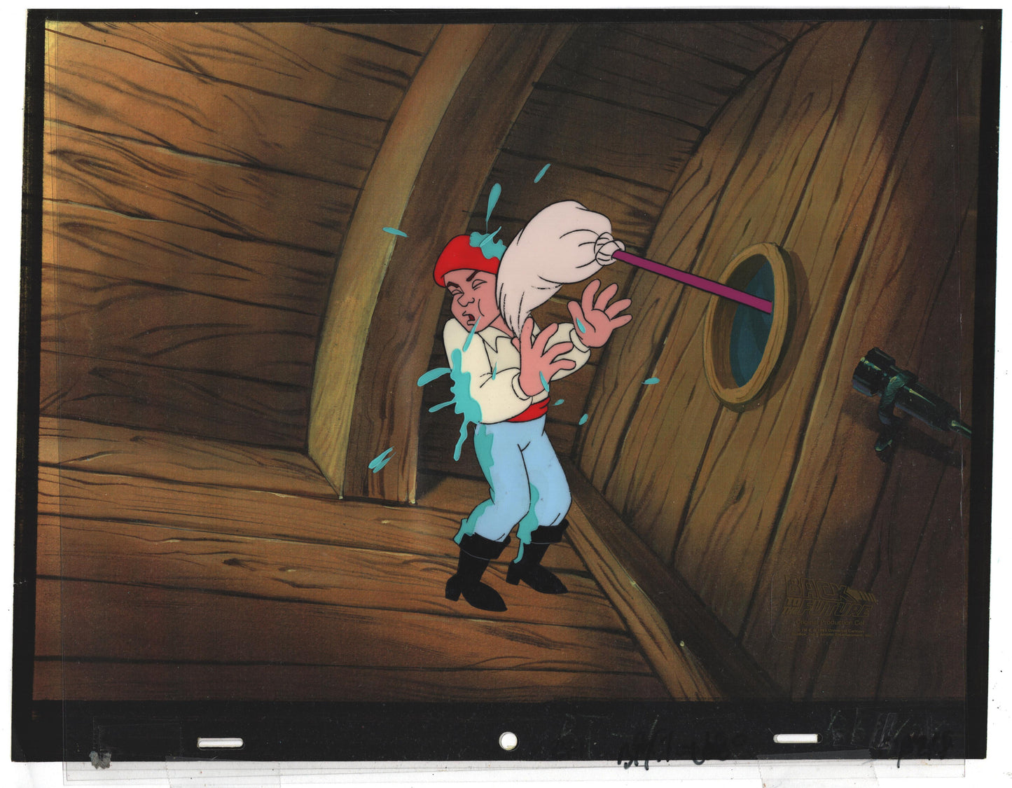 Back to the Future Original Production Animation Cel Universal Cartoon 1991-2 100