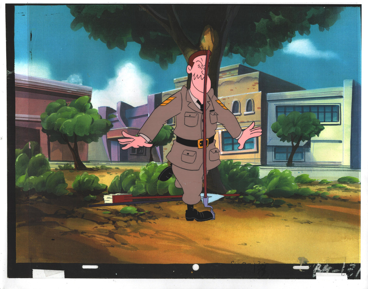Back to the Future Original Production Animation Cel Universal Cartoon 1991-2 131